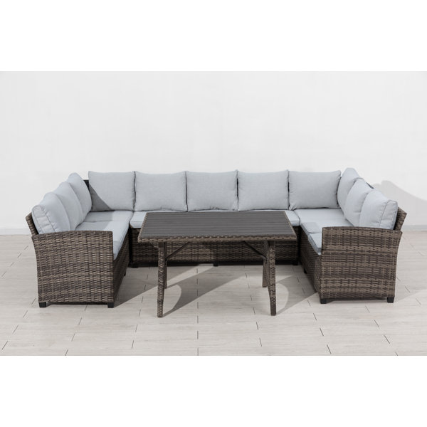 Rosalind Wheeler 9 Sitzer Lounge Set Ancelmo Mit Polster Wayfair De